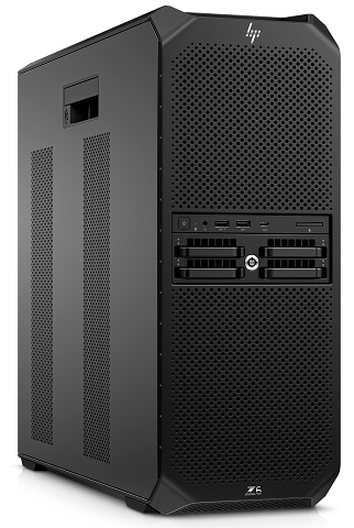 HP Z6 G5 — Workstation Intel Xeon W9, până la 3× GPU